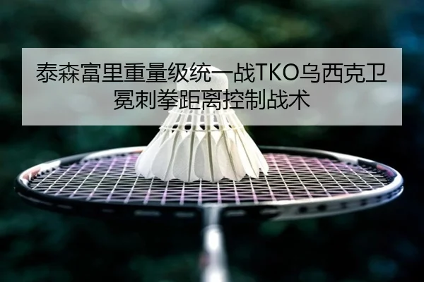 泰森富里重量级统一战TKO乌西克卫冕刺拳距离控制战术